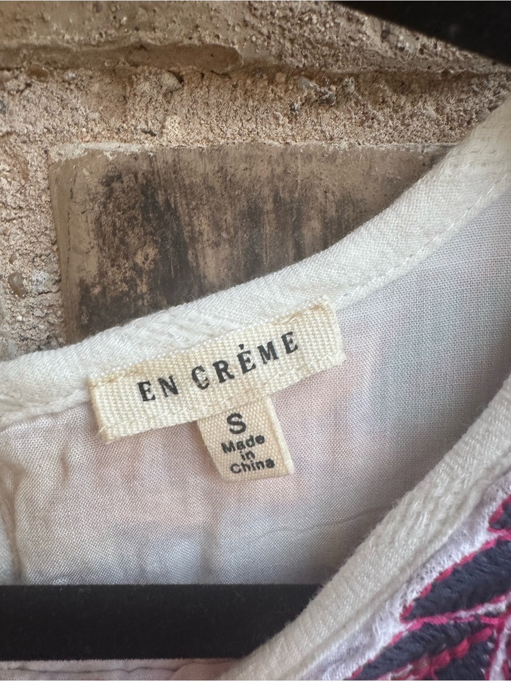 Anthropologie En Creme Ruffle Sleeve Embroidered Shirt Size small - Picture 7 of 9